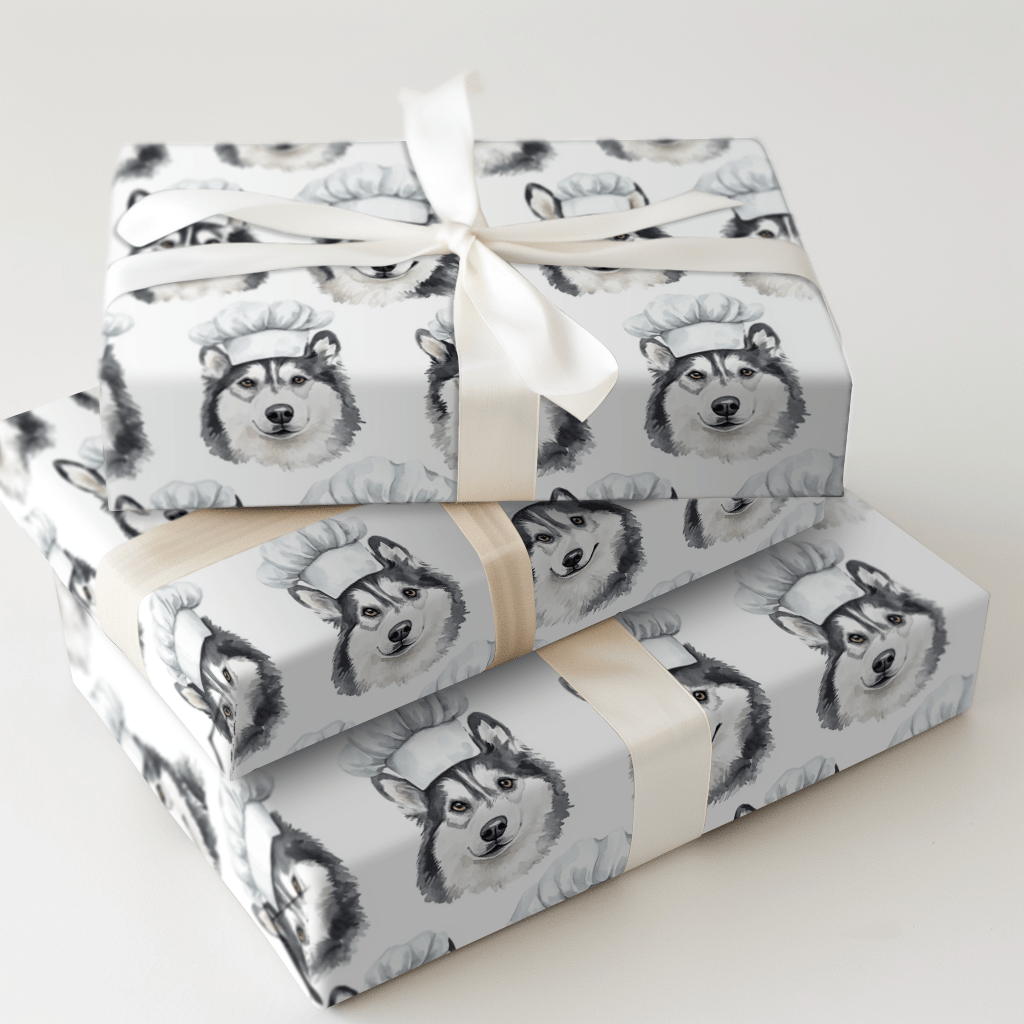 Cooking with the Huskey - Wrapping Paper - Aspen & Arlo
