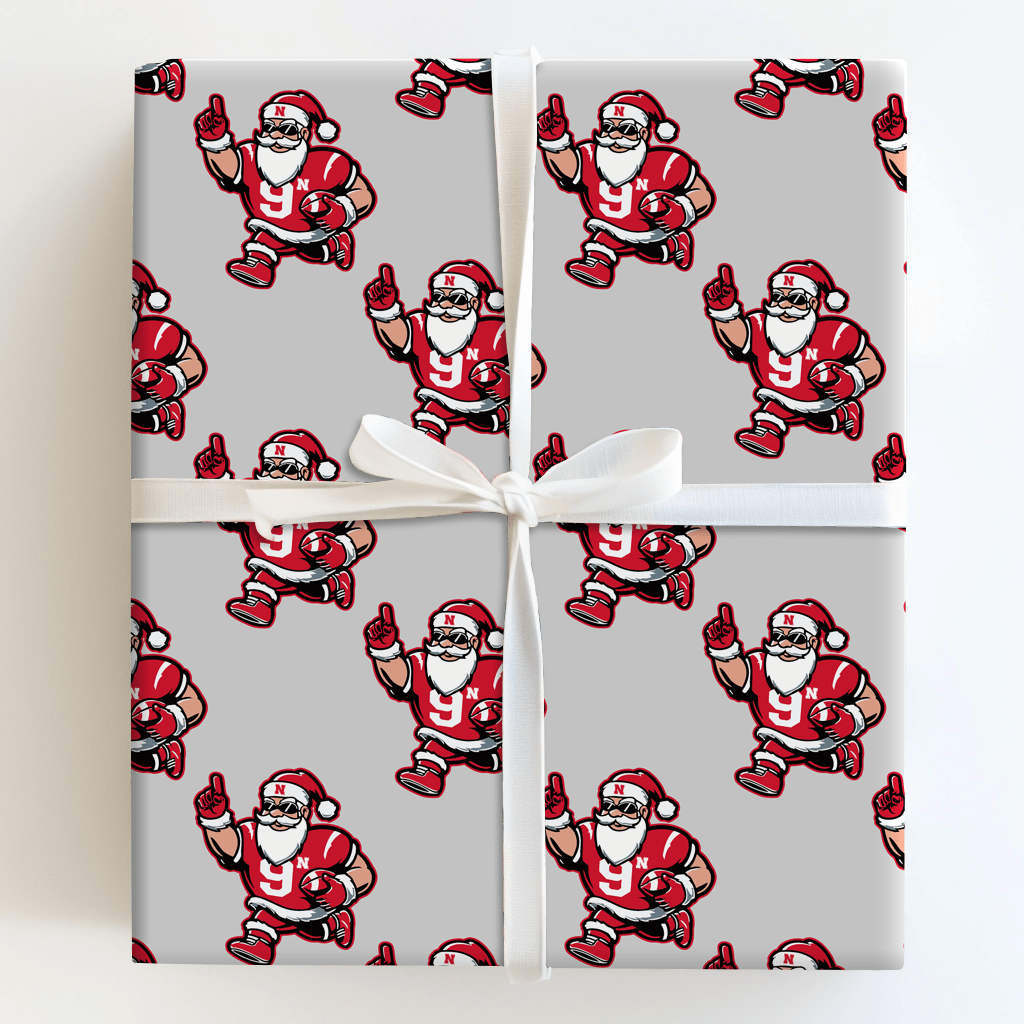 Cornfield Kickoff with Claus - Wrapping Paper - Aspen & Arlo