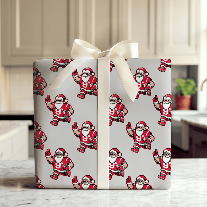 Cornfield Kickoff with Claus - Wrapping Paper - Aspen & Arlo