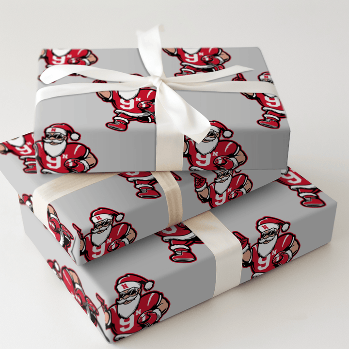 Cornfield Kickoff with Claus - Wrapping Paper - Aspen & Arlo