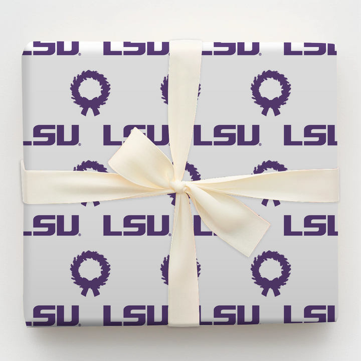 LSU Wreath