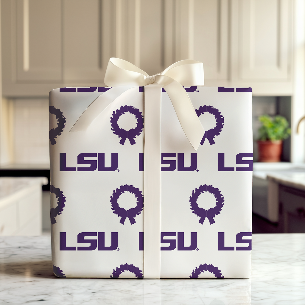 LSU Wreath