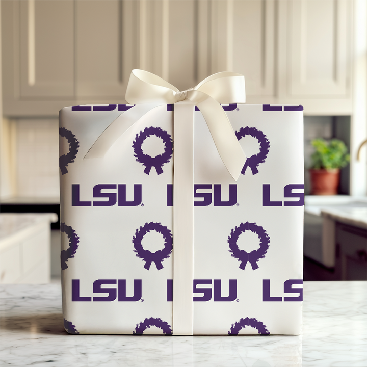 LSU Wreath
