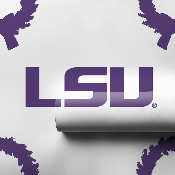 LSU Wreath