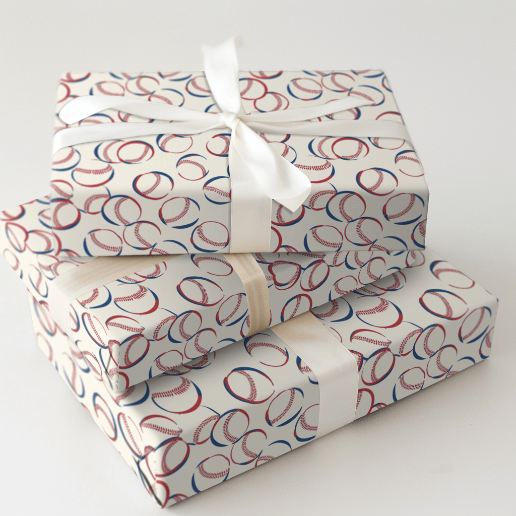 Baseball Daze - Wrapping Paper - Aspen & Arlo