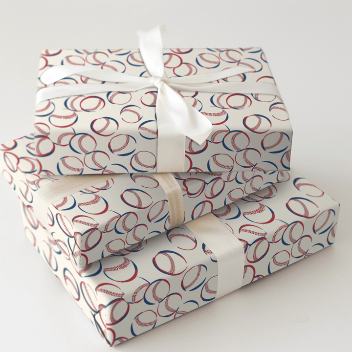 Baseball Daze - Wrapping Paper - Aspen & Arlo