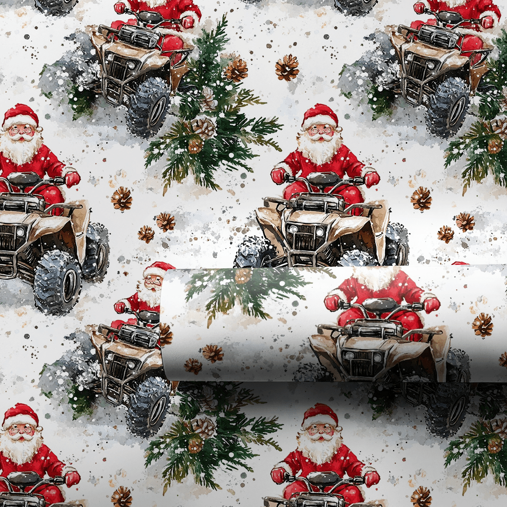 Santa's Reindeer Replacement - Wrapping Paper - Aspen & Arlo