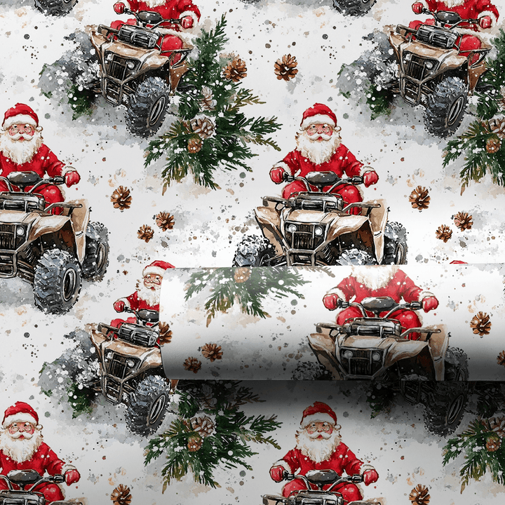 Santa's Reindeer Replacement - Wrapping Paper - Aspen & Arlo