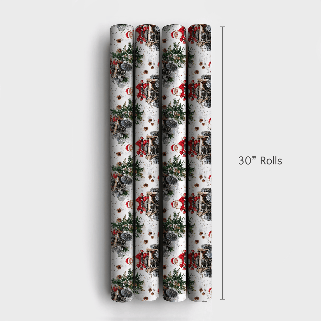 Santa's Reindeer Replacement - Wrapping Paper - Aspen & Arlo