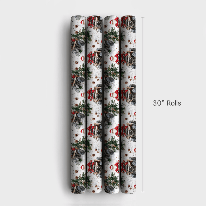 Santa's Reindeer Replacement - Wrapping Paper - Aspen & Arlo