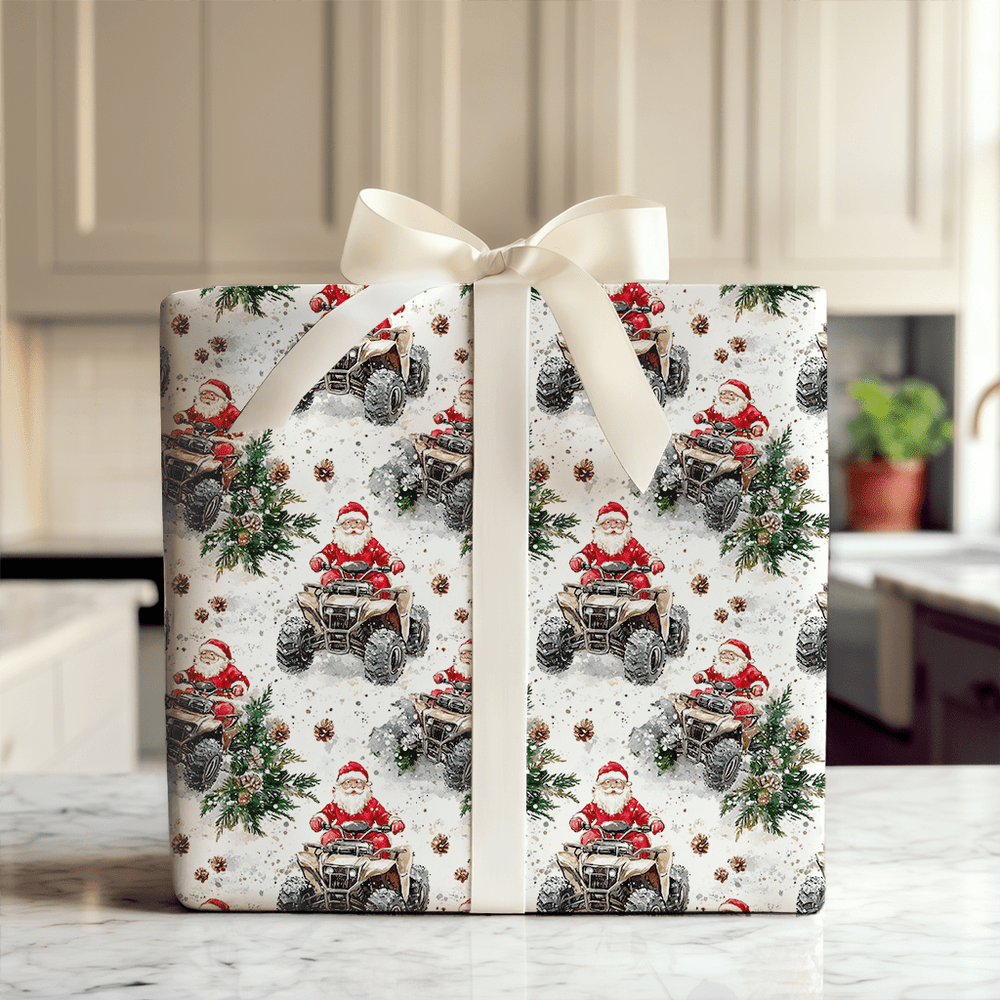 Santa's Reindeer Replacement - Wrapping Paper - Aspen & Arlo