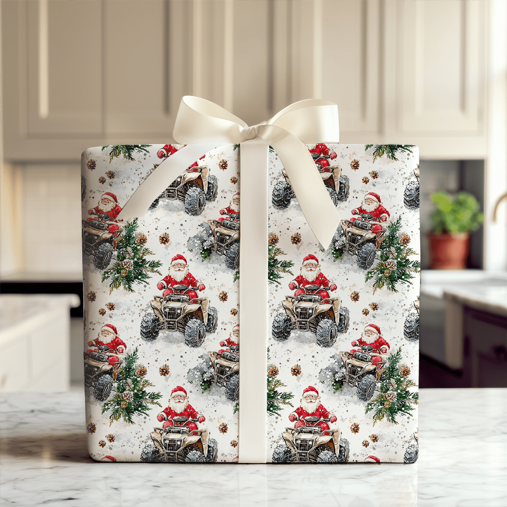 Santa's Reindeer Replacement - Wrapping Paper - Aspen & Arlo