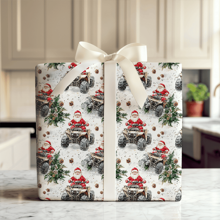 Santa's Reindeer Replacement - Wrapping Paper - Aspen & Arlo