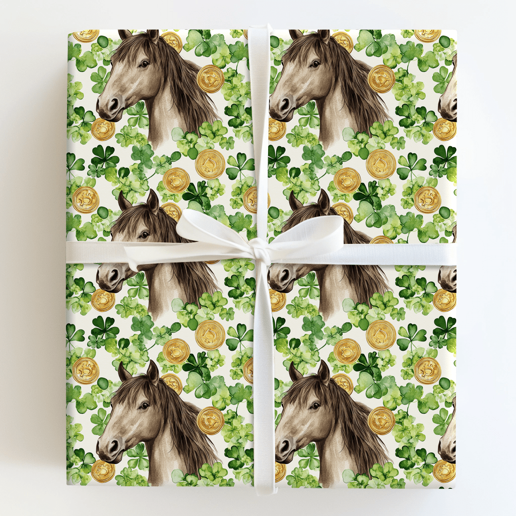 Golden with the Icelandic - Wrapping Paper - Aspen & Arlo