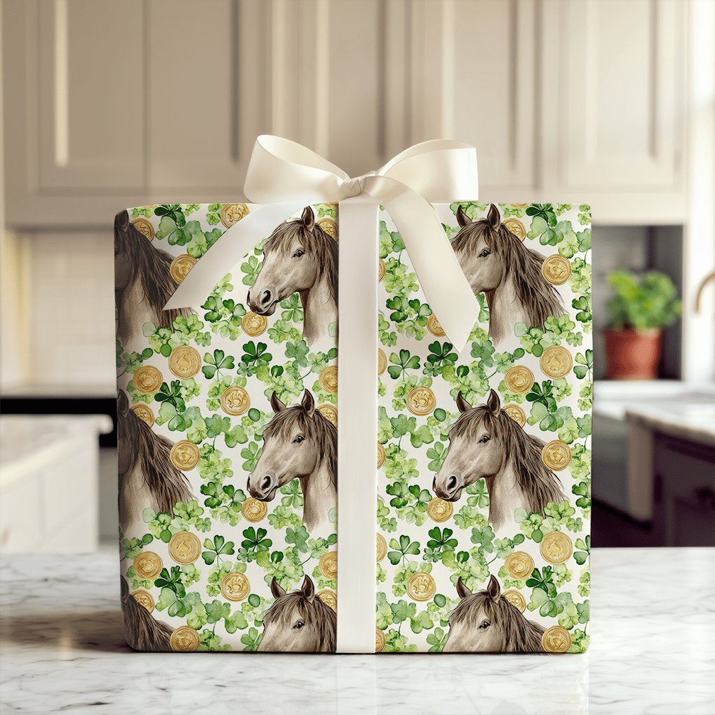 Golden with the Icelandic - Wrapping Paper - Aspen & Arlo