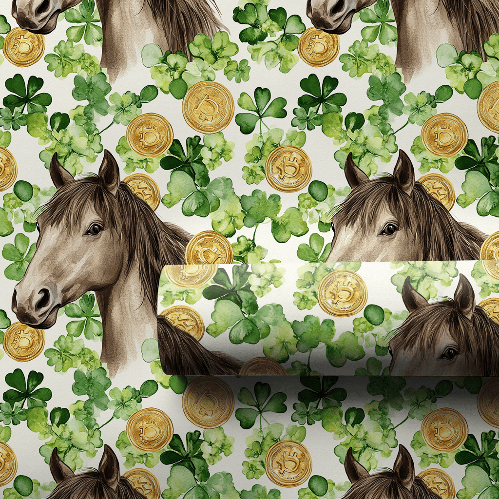 Golden with the Icelandic - Wrapping Paper - Aspen & Arlo