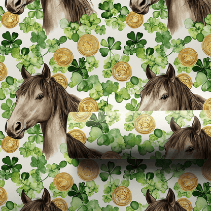 Golden with the Icelandic - Wrapping Paper - Aspen & Arlo