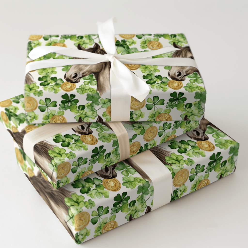 Golden with the Icelandic - Wrapping Paper - Aspen & Arlo