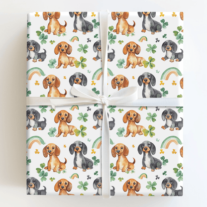 Rainbows with the Dachshund - Wrapping Paper - Aspen & Arlo
