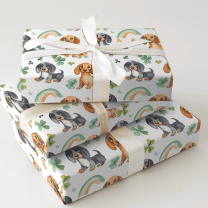 Rainbows with the Dachshund - Wrapping Paper - Aspen & Arlo