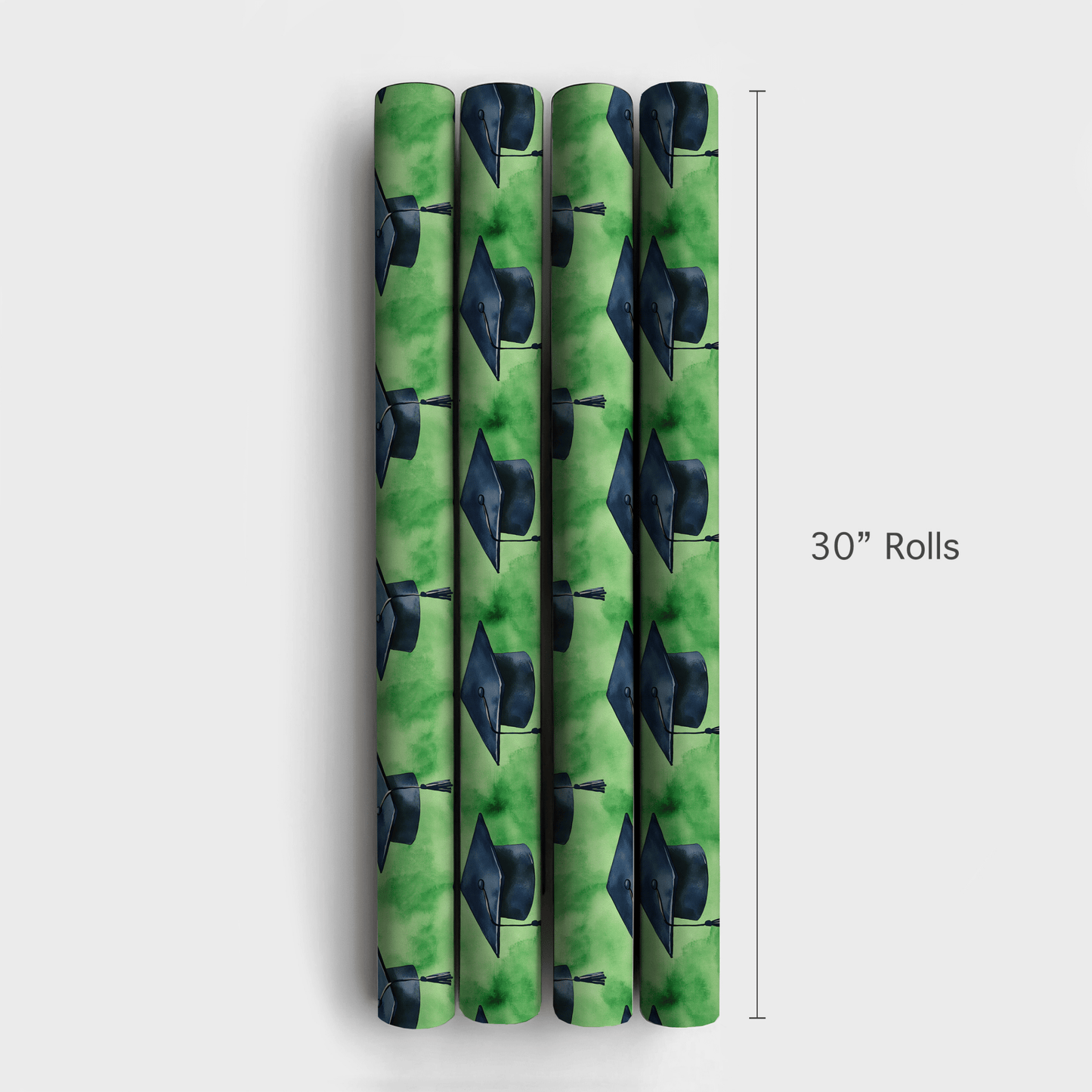 Green Grad - Wrapping Paper - Aspen & Arlo
