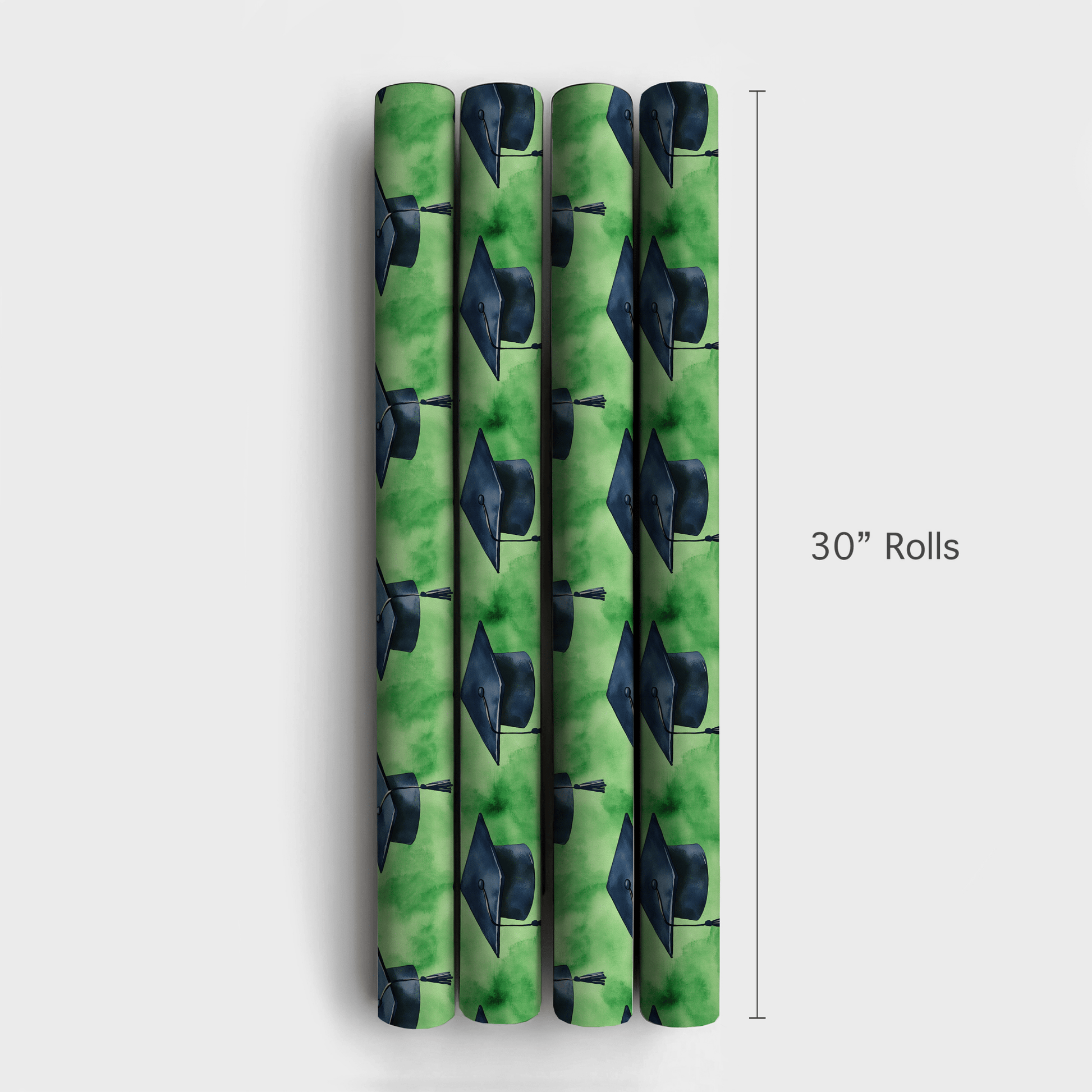 Green Grad - Wrapping Paper - Aspen & Arlo