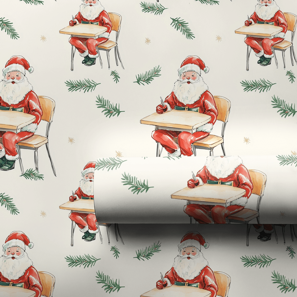 Santa's Classroom - Wrapping Paper - Aspen & Arlo