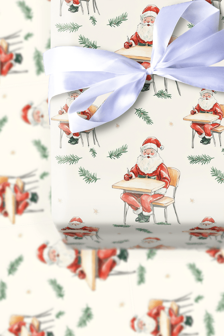Santa's Classroom - Wrapping Paper - Aspen & Arlo