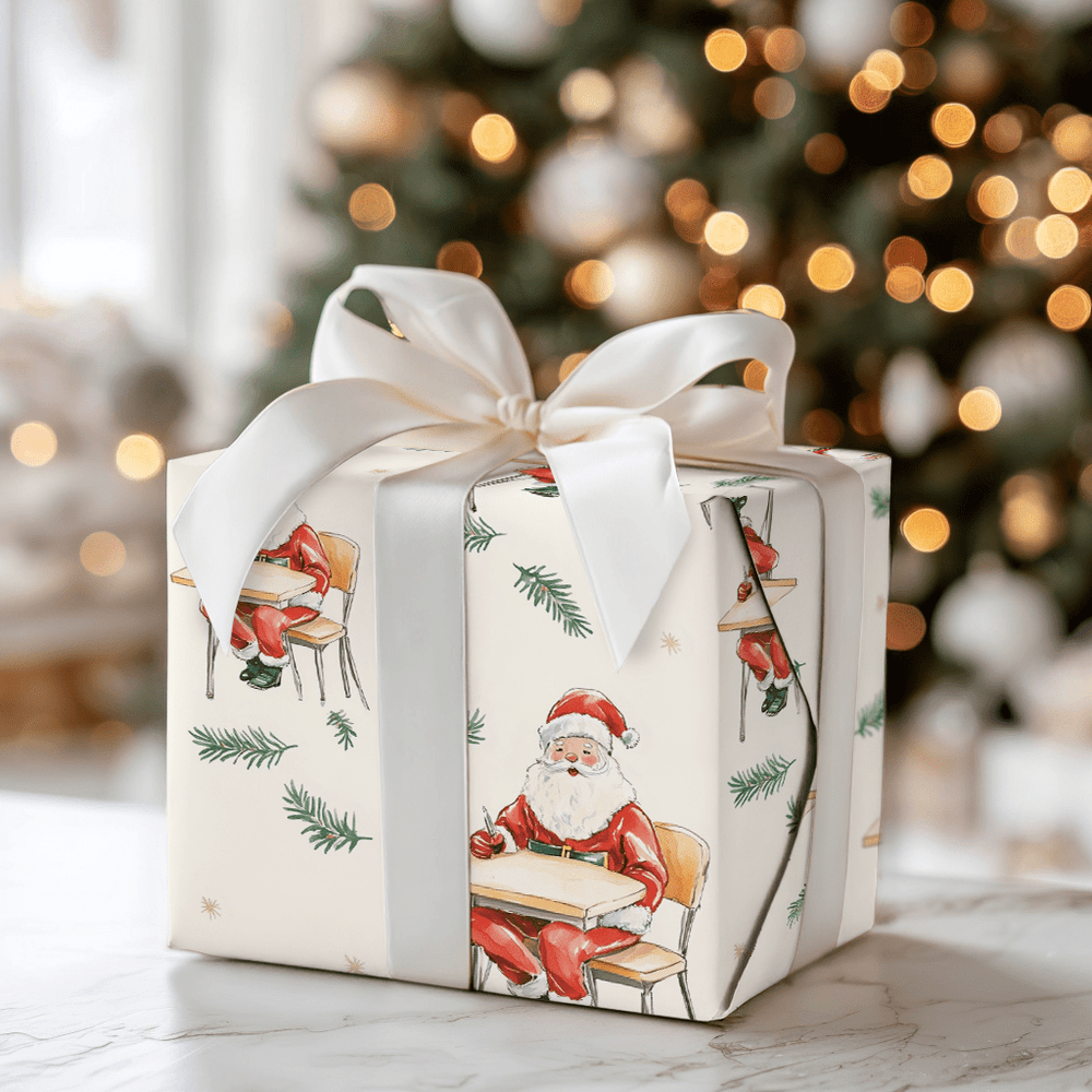 Santa's Classroom - Wrapping Paper - Aspen & Arlo