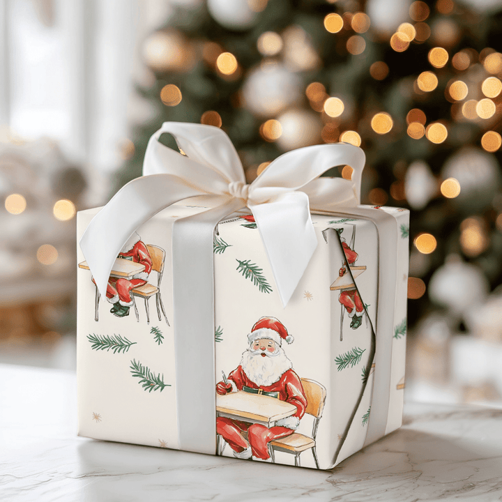 Santa's Classroom - Wrapping Paper - Aspen & Arlo
