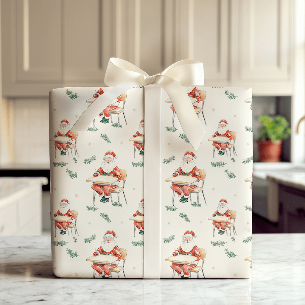 Santa's Classroom - Wrapping Paper - Aspen & Arlo