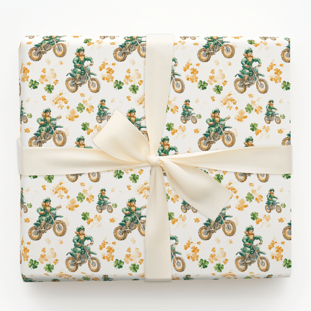 Leprechaun Race - Wrapping Paper - Aspen & Arlo