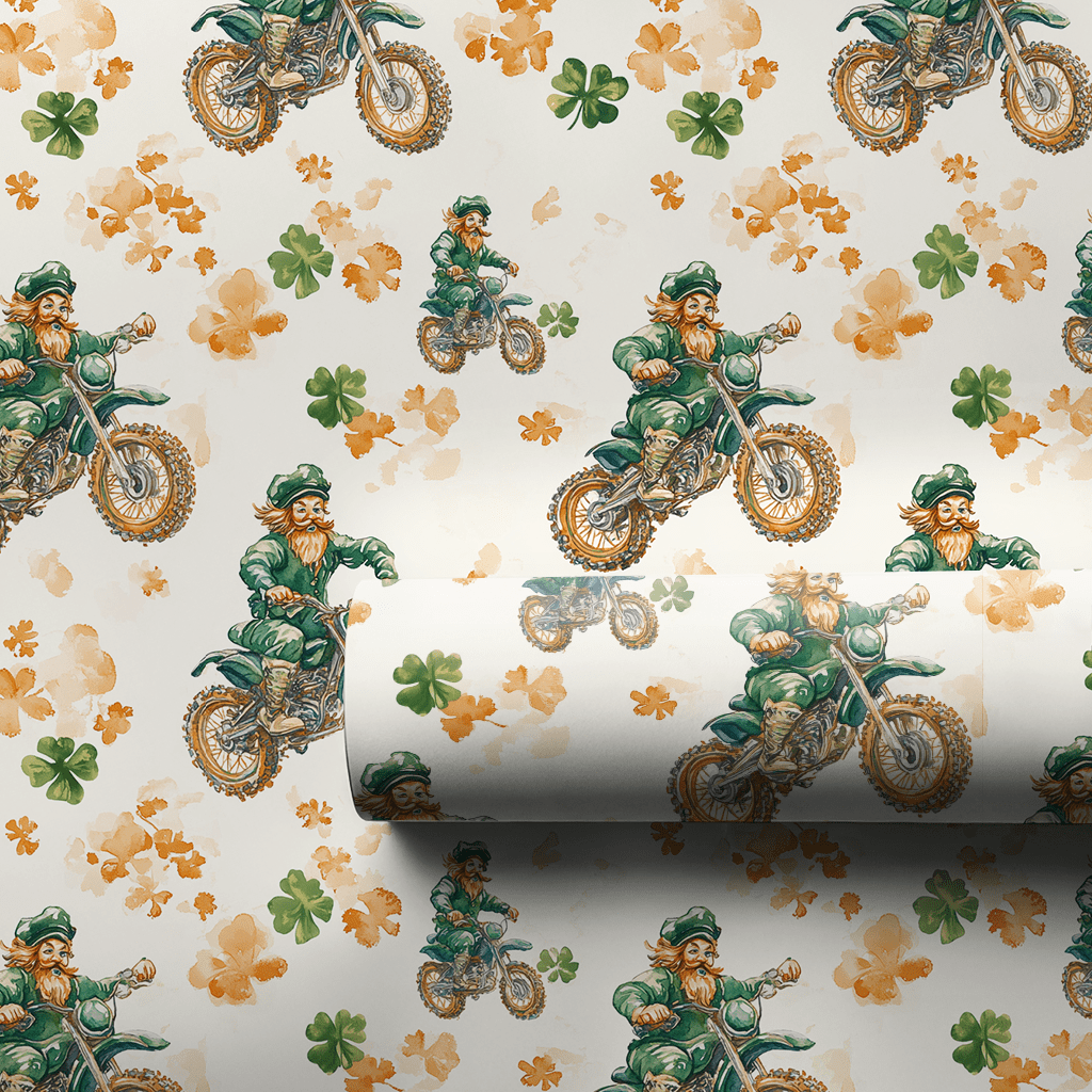 Leprechaun Race - Wrapping Paper - Aspen & Arlo