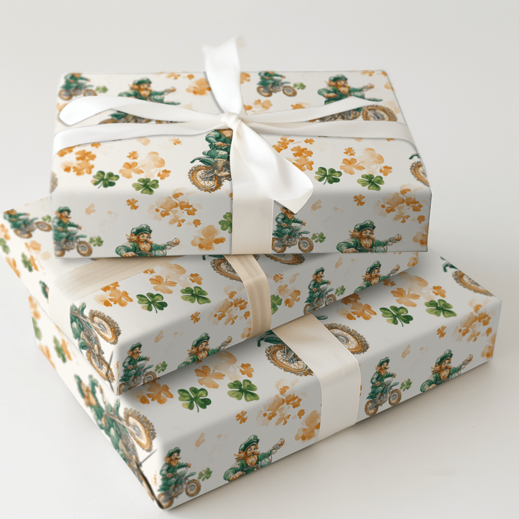 Leprechaun Race - Wrapping Paper - Aspen & Arlo