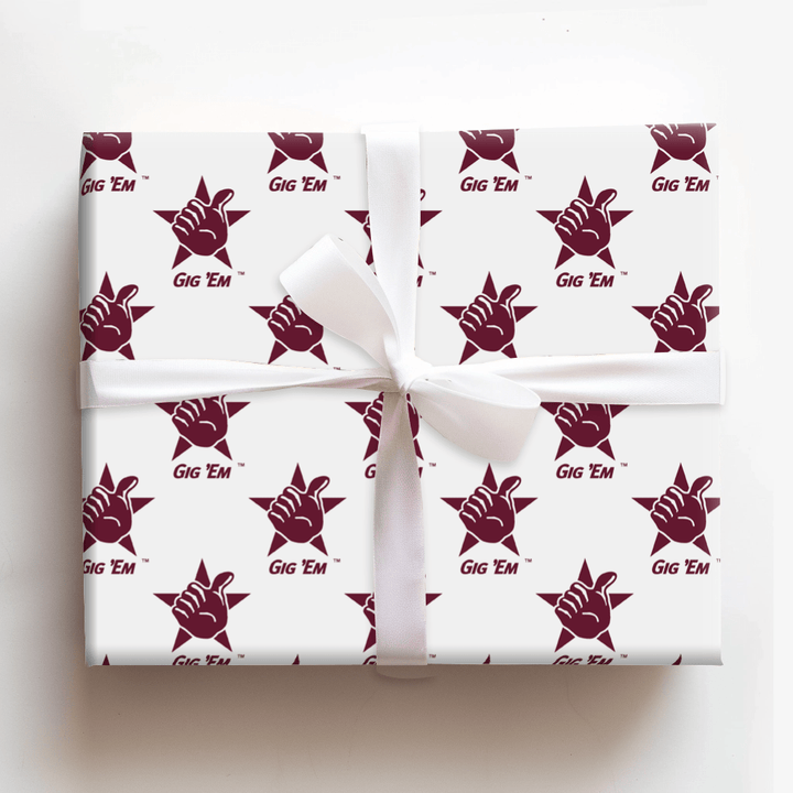 Gig Em - Wrapping Paper - Aspen & Arlo