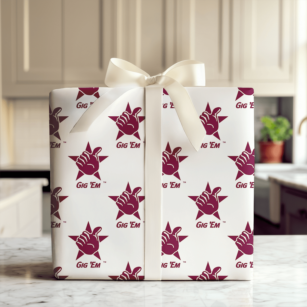Gig Em - Wrapping Paper - Aspen & Arlo