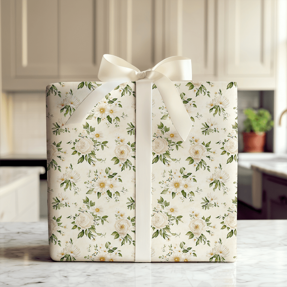 Floral Ever After - Wrapping Paper - Aspen & Arlo