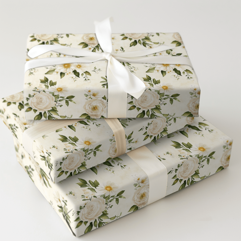 Floral Ever After - Wrapping Paper - Aspen & Arlo