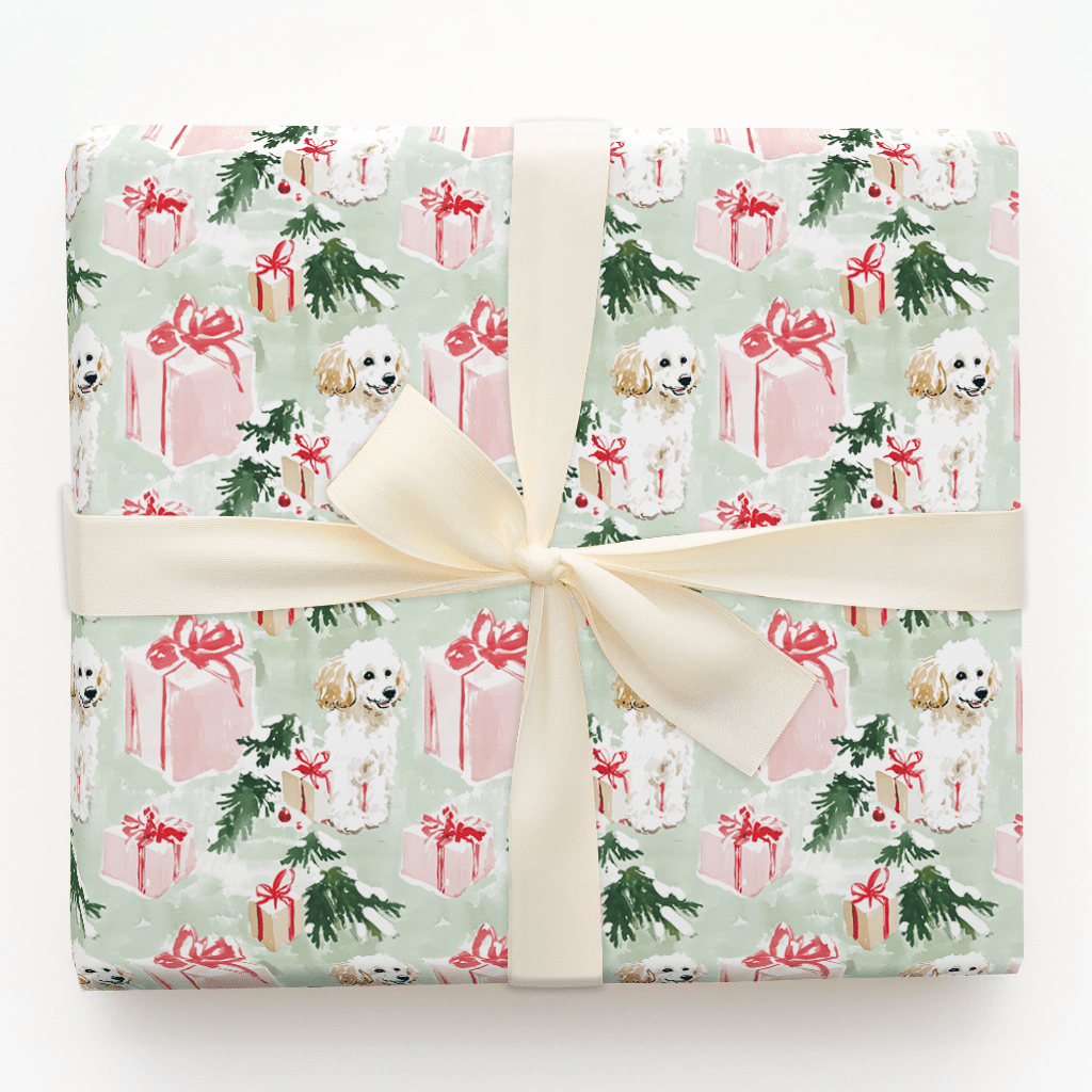 Mindi Poodle - Wrapping Paper - Aspen & Arlo