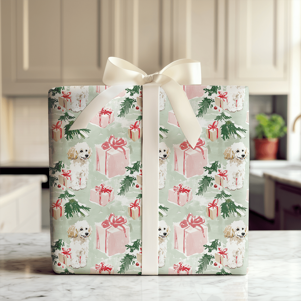 Mindi Poodle - Wrapping Paper - Aspen & Arlo