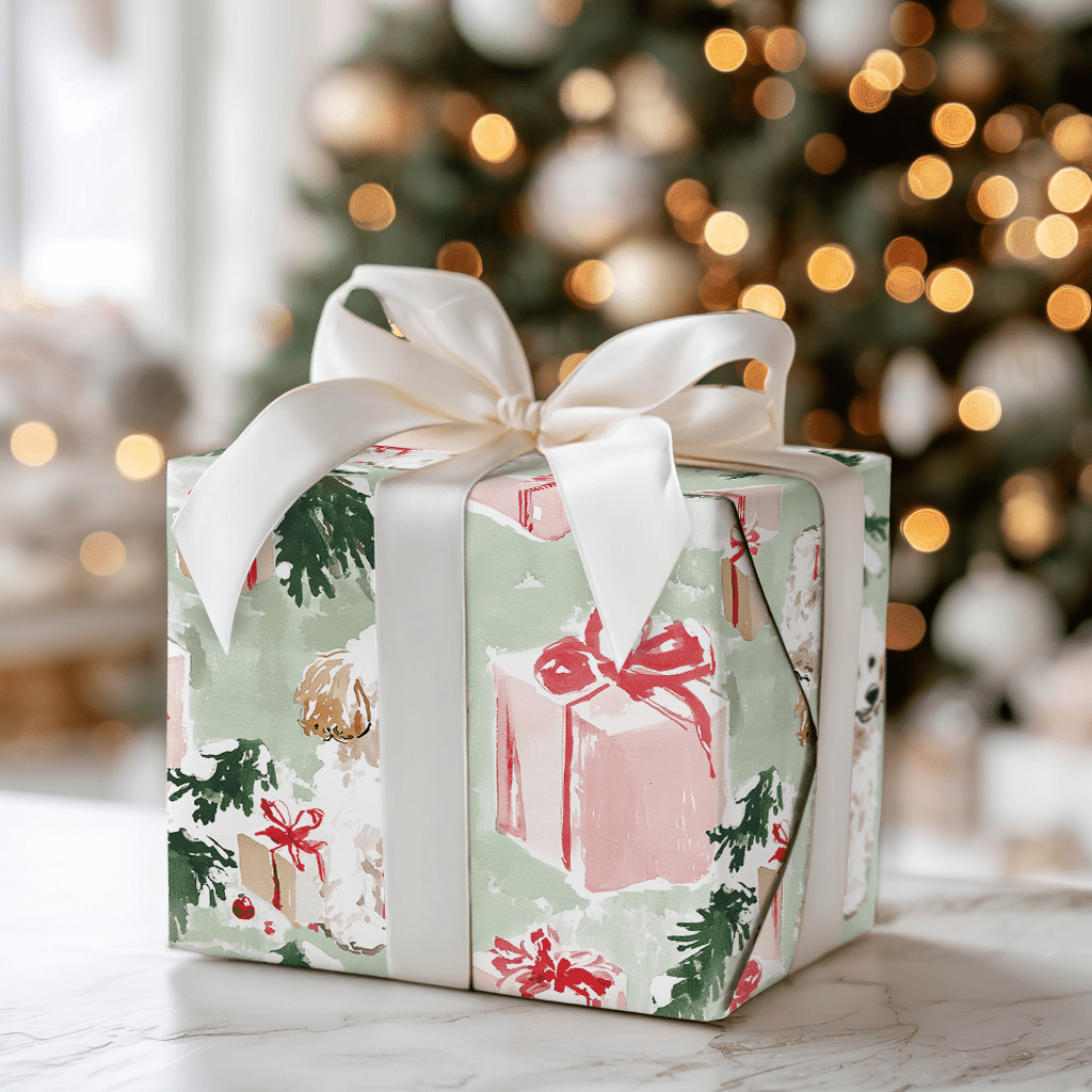 Mindi Poodle - Wrapping Paper - Aspen & Arlo