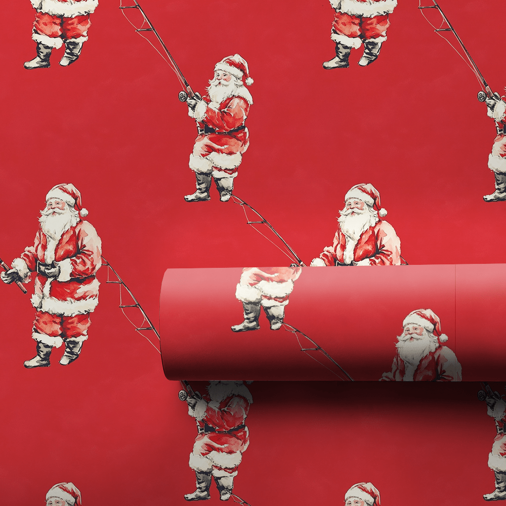 Crank It Santa - Wrapping Paper - Aspen & Arlo