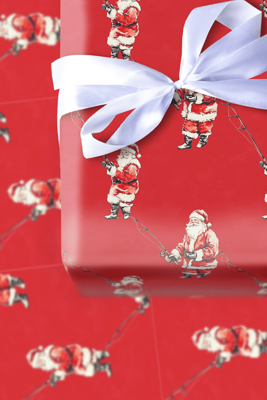 Crank It Santa - Wrapping Paper - Aspen & Arlo