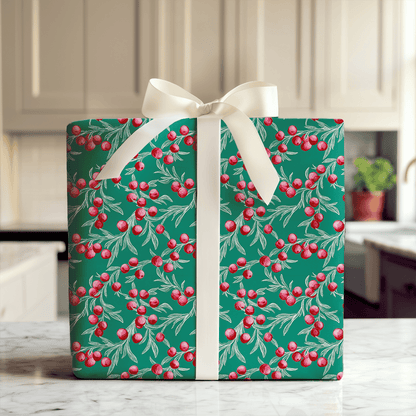 Cherry Cheer - Wrapping Paper - Aspen & Arlo