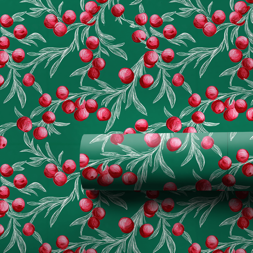 Cherry Cheer - Wrapping Paper - Aspen & Arlo