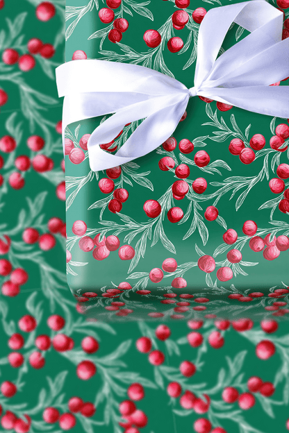 Cherry Cheer - Wrapping Paper - Aspen & Arlo