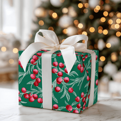 Cherry Cheer - Wrapping Paper - Aspen & Arlo