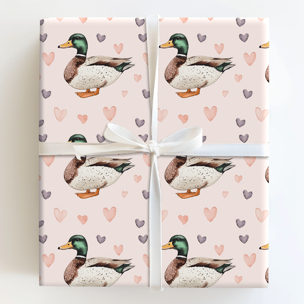 Love on the Pond - Wrapping Paper - Aspen & Arlo