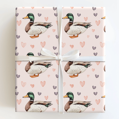 Love on the Pond - Wrapping Paper - Aspen & Arlo