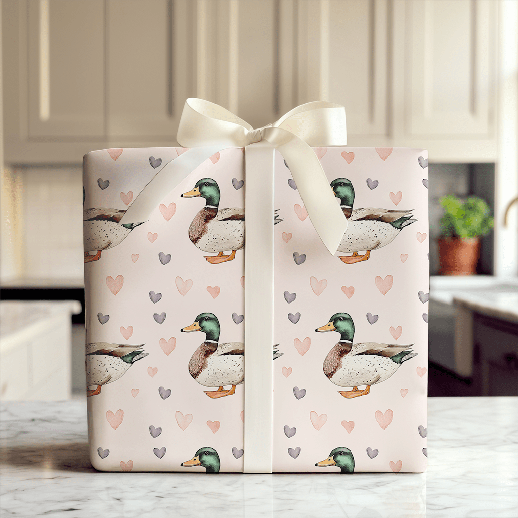 Love on the Pond - Wrapping Paper - Aspen & Arlo
